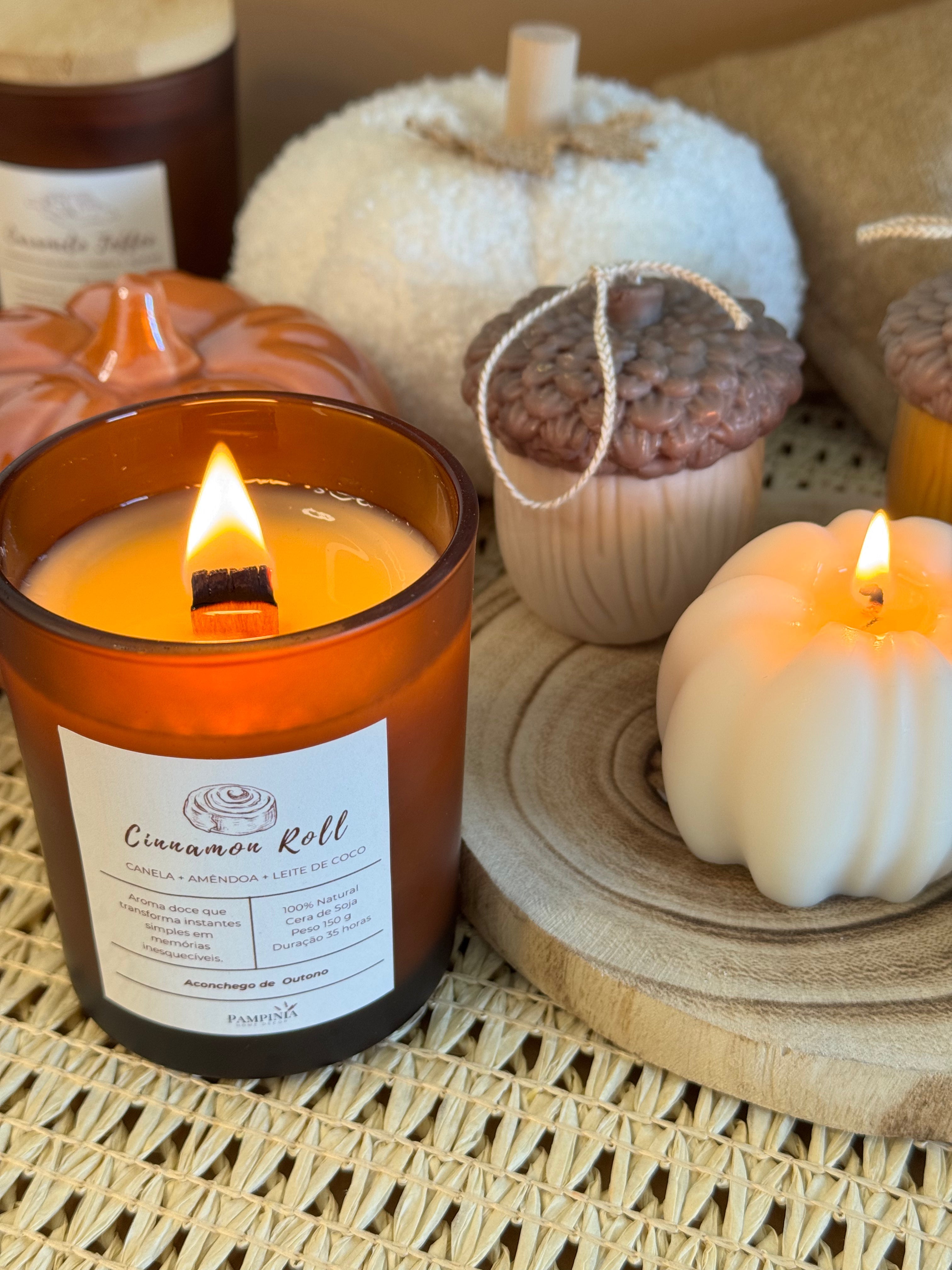 Cozy Fall - Coleção de Velas Aromáticas de Outono