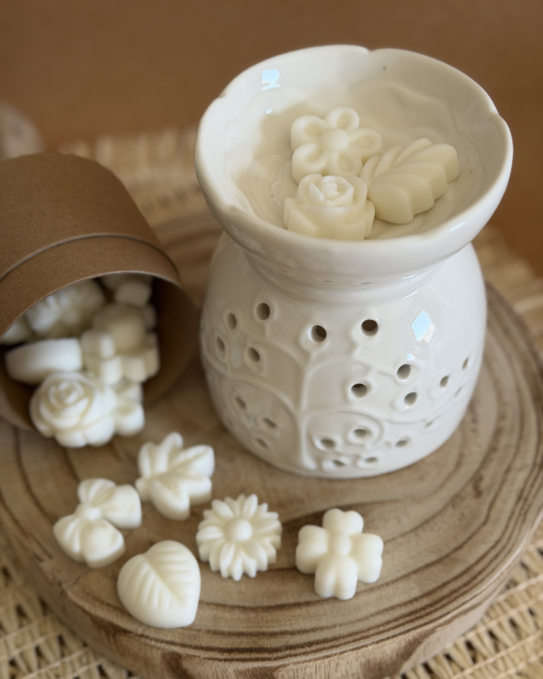 Pack Queimador Árvore + Wax Melts