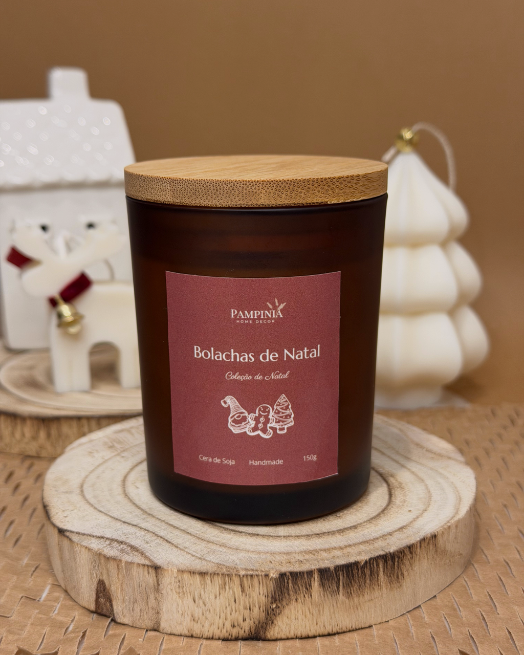 Vela de Natal - Bolacha de Natal