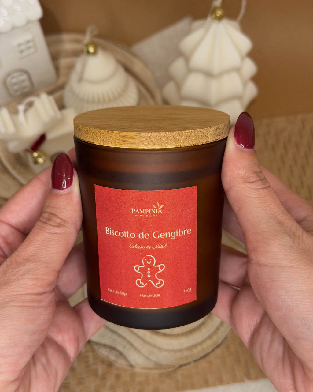 Vela de Natal - Biscoito de Gengibre