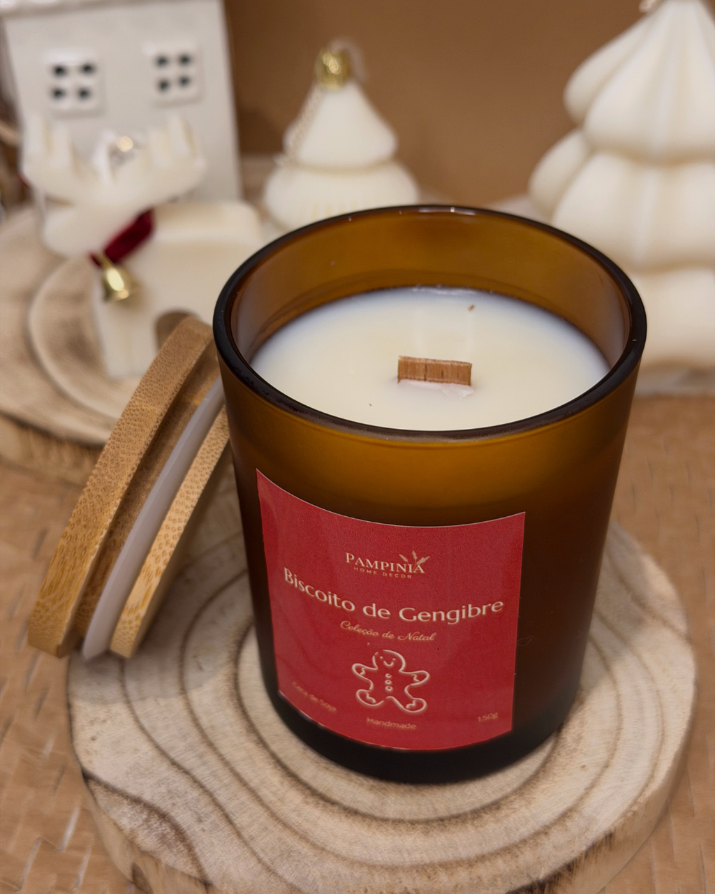 Vela de Natal - Biscoito de Gengibre